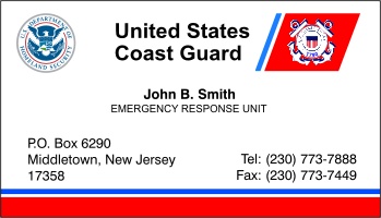 Us Coast Guard Business Card Template united states coast guard auxiliary business cards best Us Coast Guard Business Card Template united states coast guard auxiliary business cards best